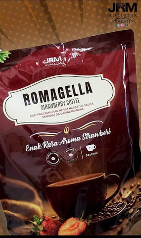 ROMAGELLA STRAWBERRY COFFEE BY JRM BONDA ROZITA